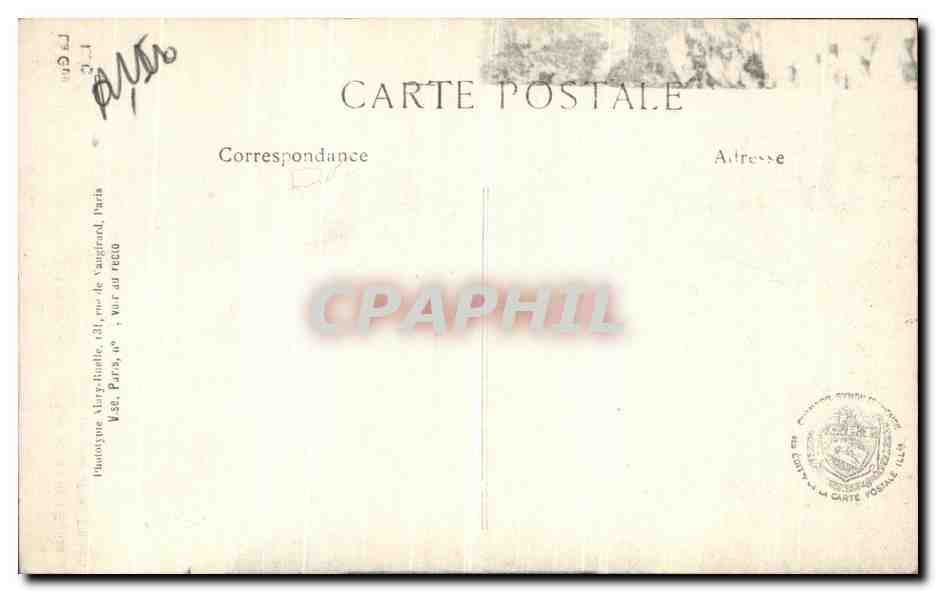 Carence (P.-de-C.) — Les ruines de l'Église — I. C. H. Paris, n° 455 — Rückseite