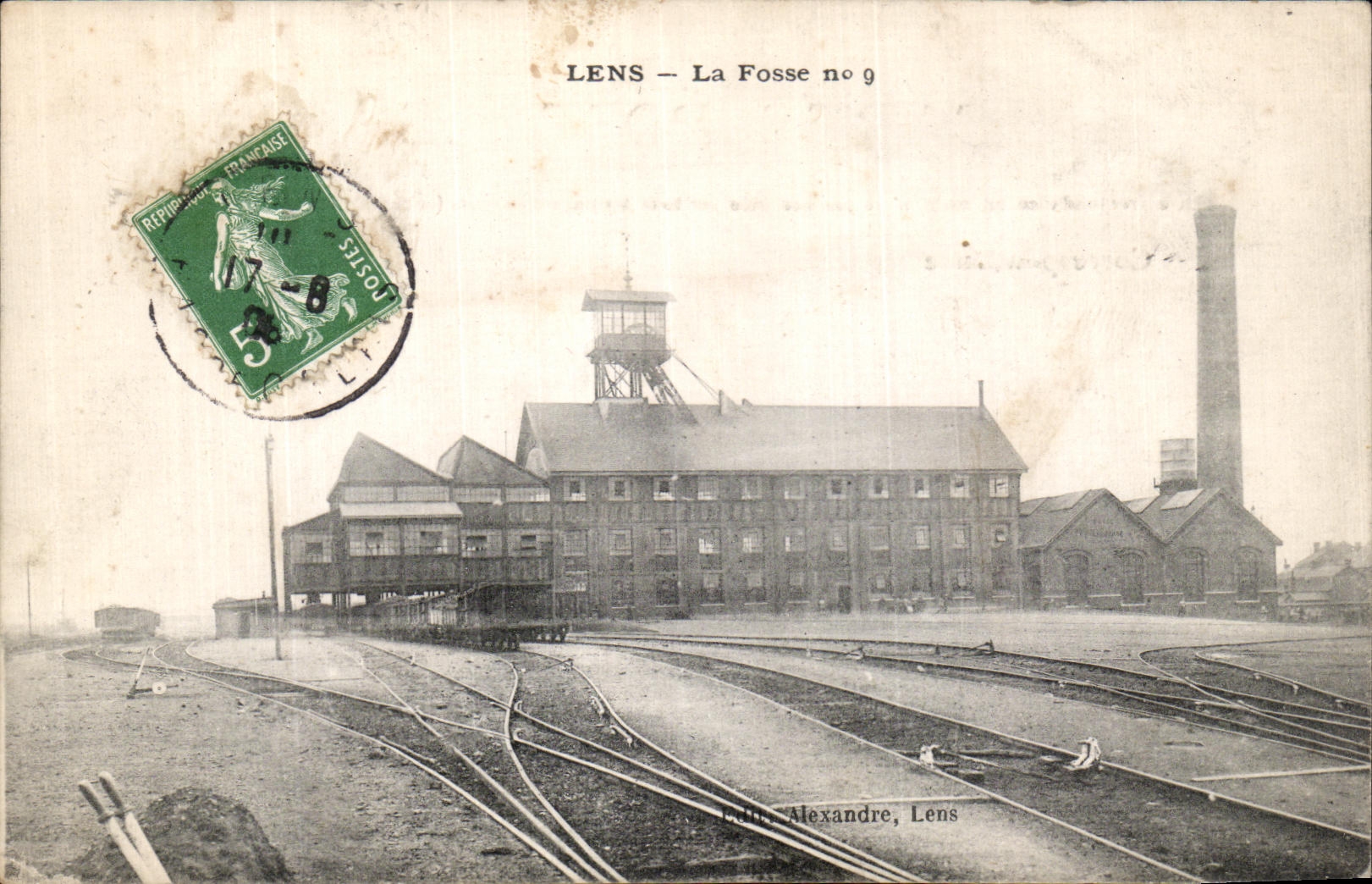 CPA Lens La Fosse No 9 Siderurgie