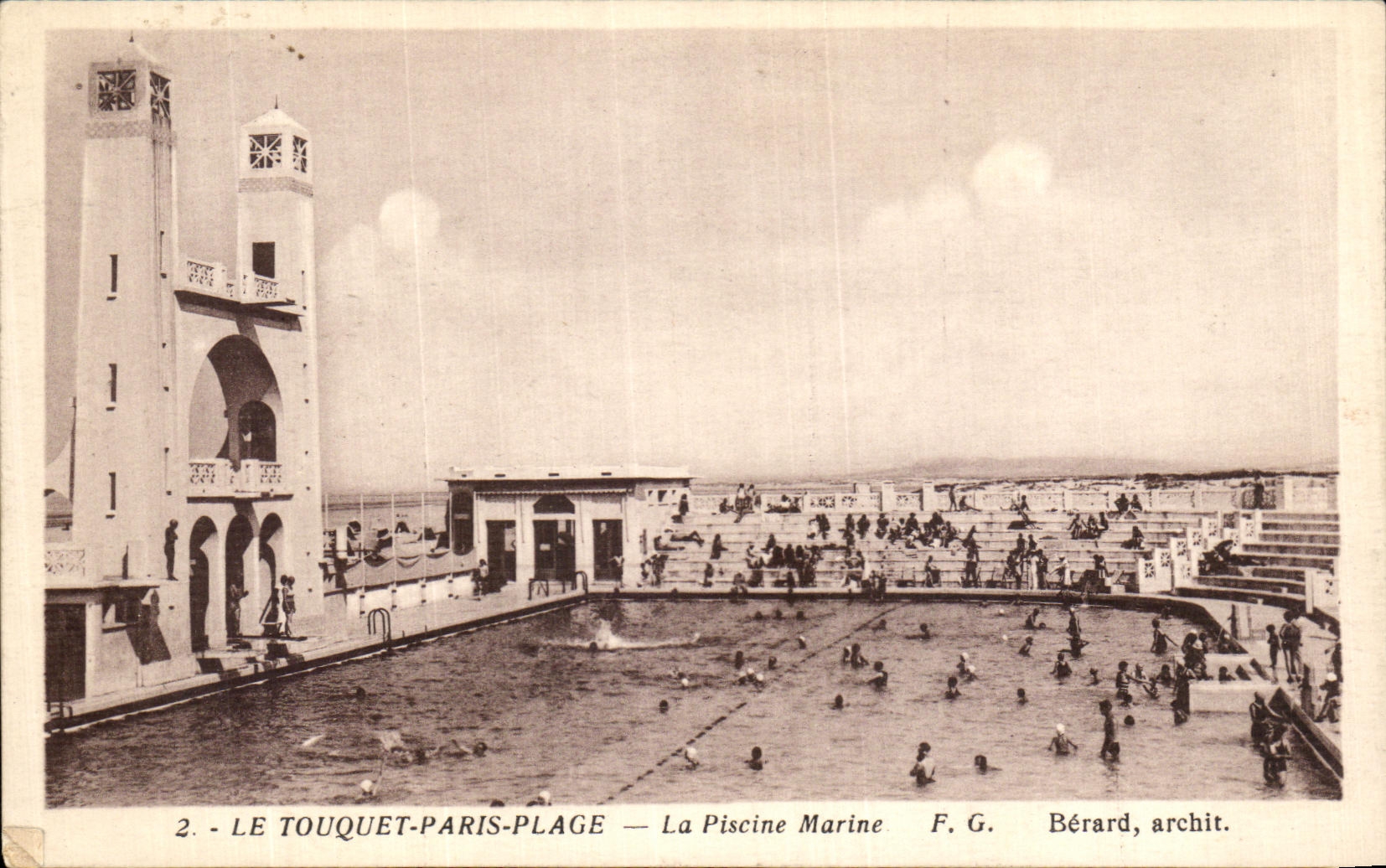 Le Touquet-Paris-Plage — La Piscine Marine — F. G. Bérard, architecte