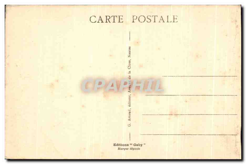 Le Touquet Paris-Plage — Le Grand Hôtel — Éditeur G. Arroud, Nantes — Rückseite