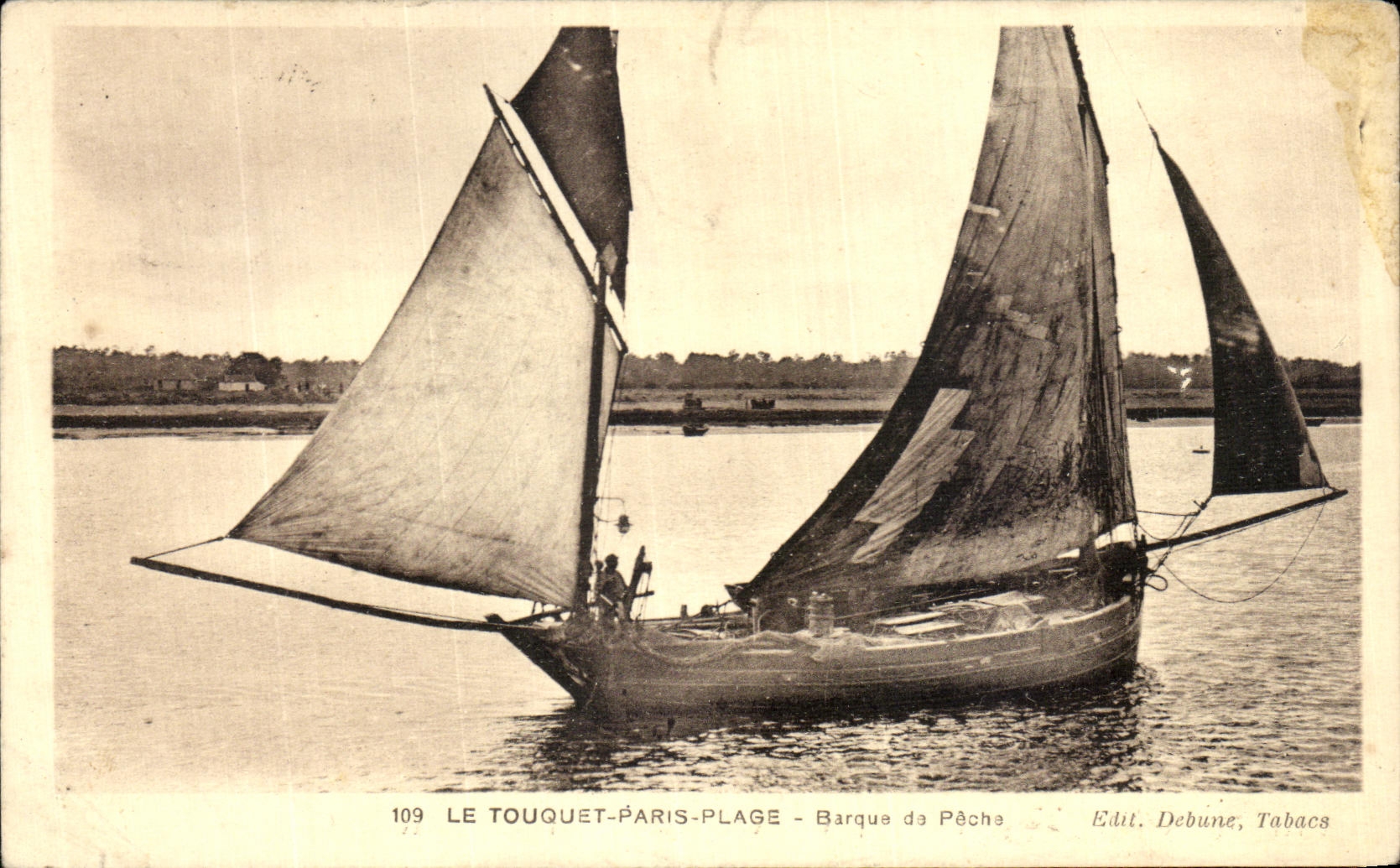 CPA Le Touquet Paris Plage Barque de Peche Bateau
