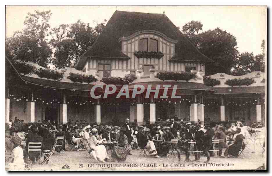CPA Le Touquet Paris Plage Le Casino Devant L Orchestre