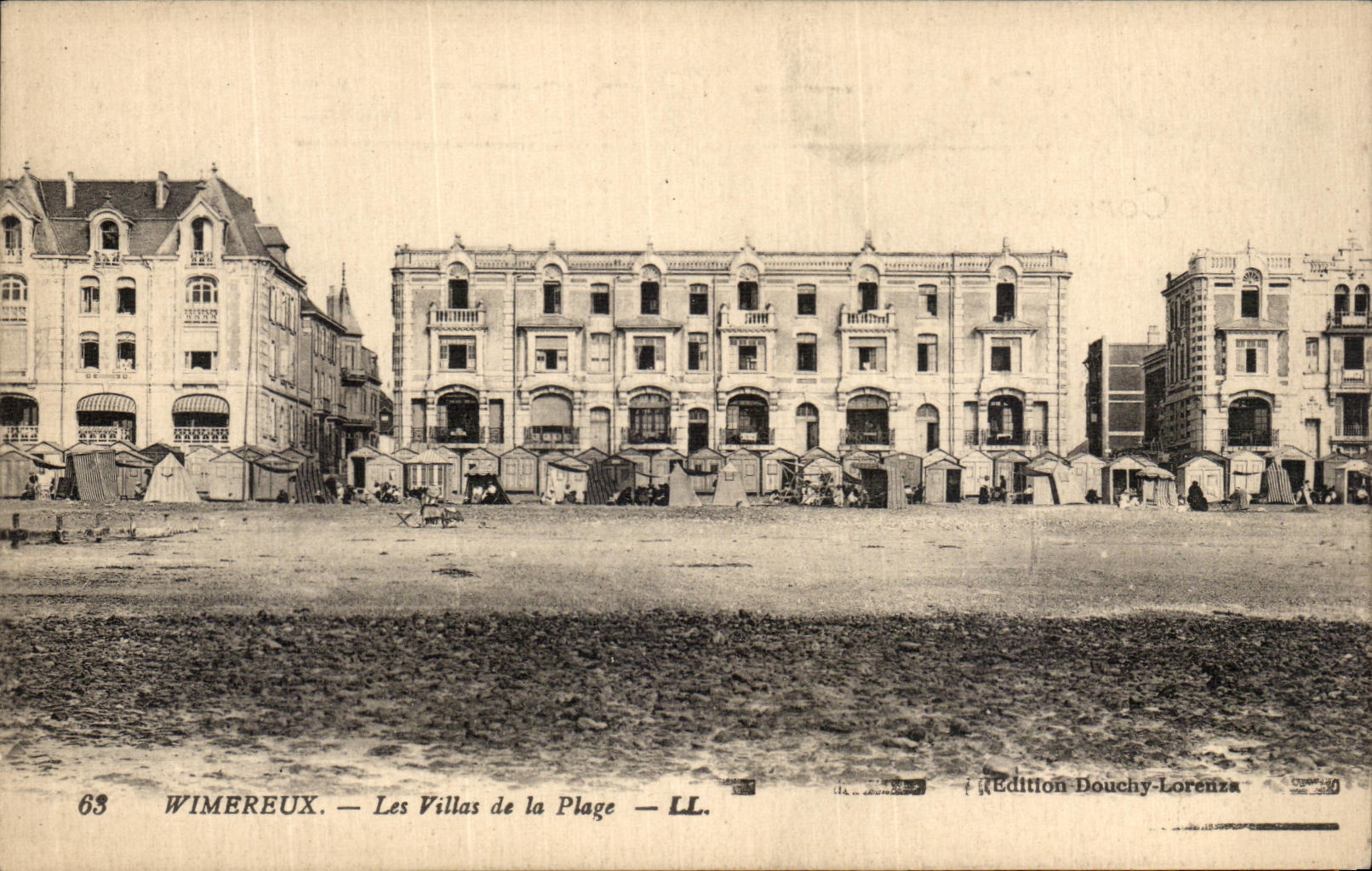 CPA Wimereux Les Villas De La Plage 