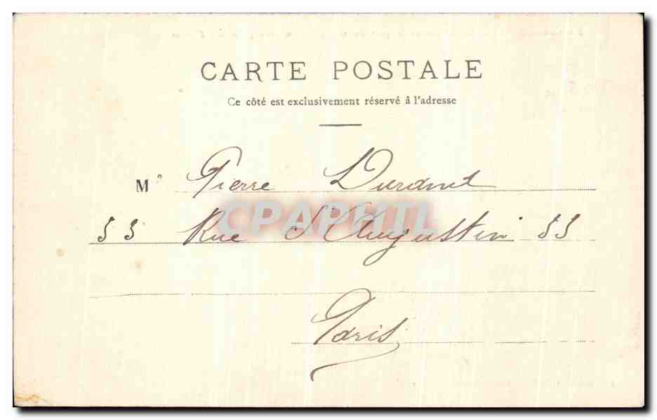 CPA Boulogne Sur Mer Le Casino et Le Port En Eau Vue Prise Des Falaises — Rückseite