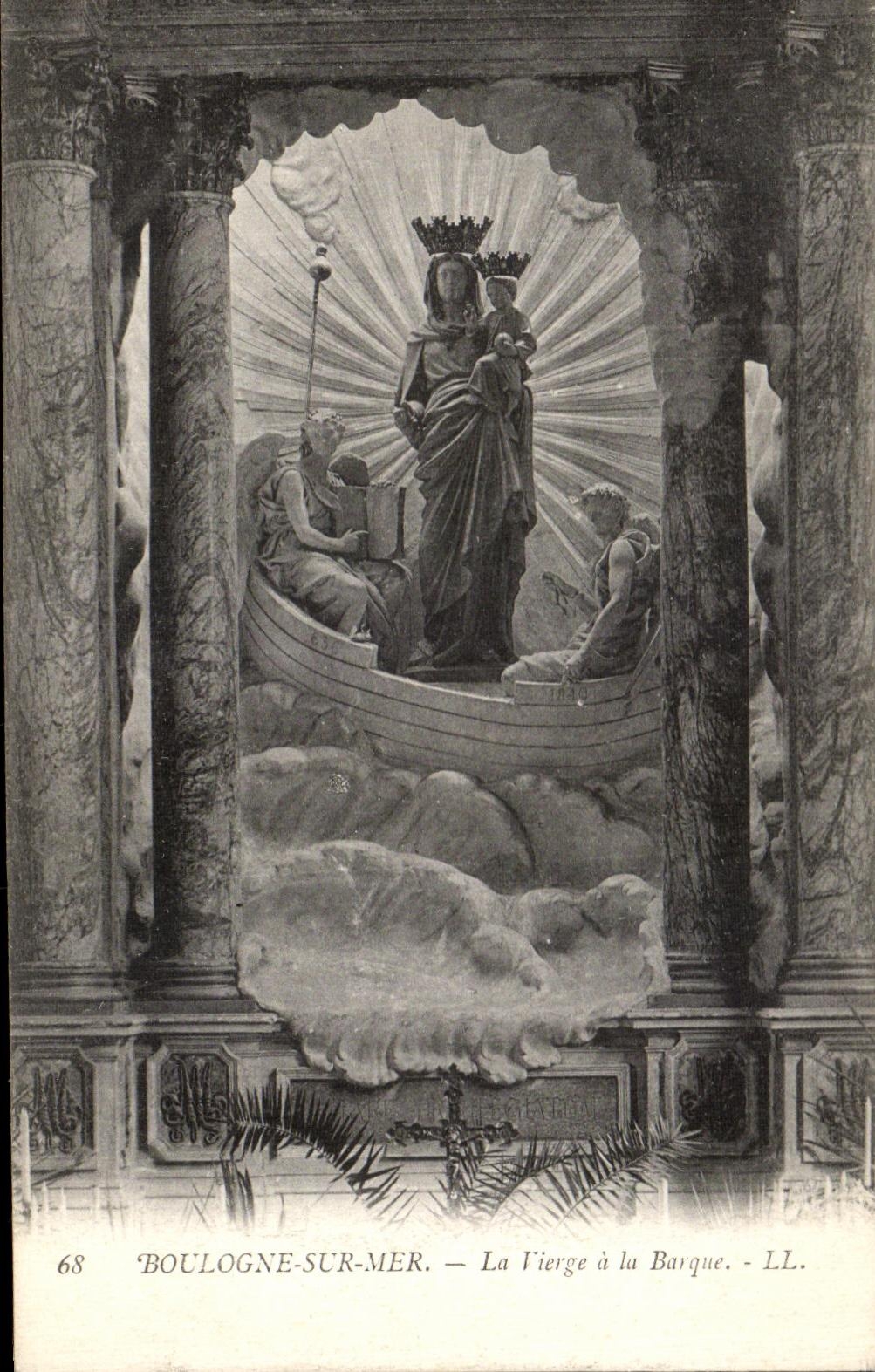Boulogne-sur-Mer — La Vierge à la Barque — LL. n° 68