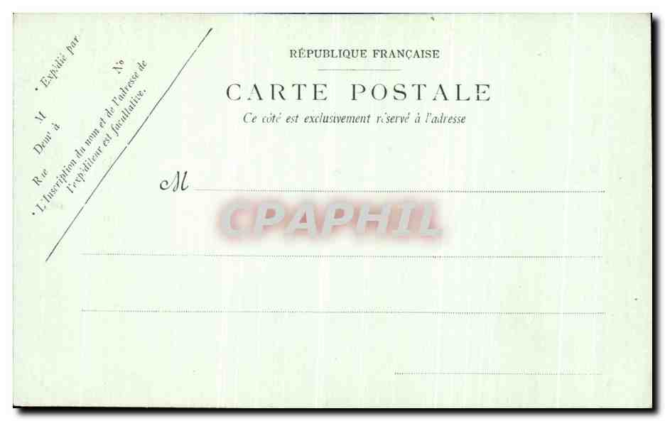 Boulogne-sur-Mer — La Vierge à la Barque — LL. n° 68 — Verso