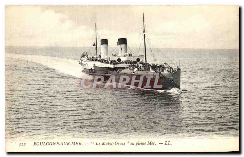 Boulogne-sur-Mer — El Mabel-Grace en mar abierto — LL.
