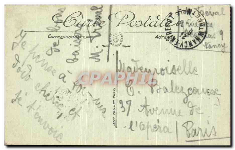 CPA Arras Apres Le Bombardement Militaria — Rückseite