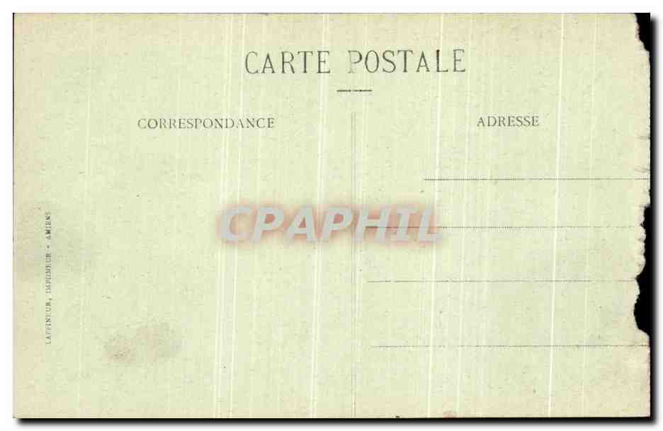 CPA Arras Rue Des Grands Vieziers Militaria  — Rückseite