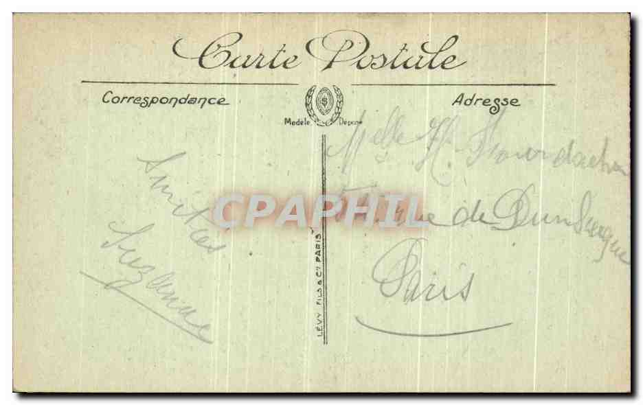 Arras — Église Saint-Jean-Baptiste en ruines — Édition Fernand Benoit — Rückseite