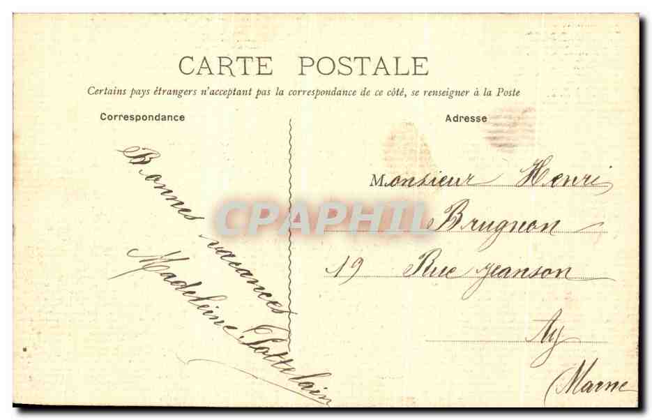 CPA Le Portel Le Fort De L Heurt  — Verso