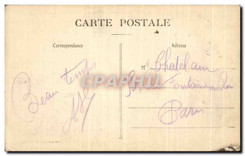 CPA Environs De Boulogne Sur Mer Le Portel  — Rückseite