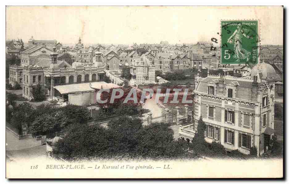 CPA Berck Plage Le Kursaal et Vue Generale