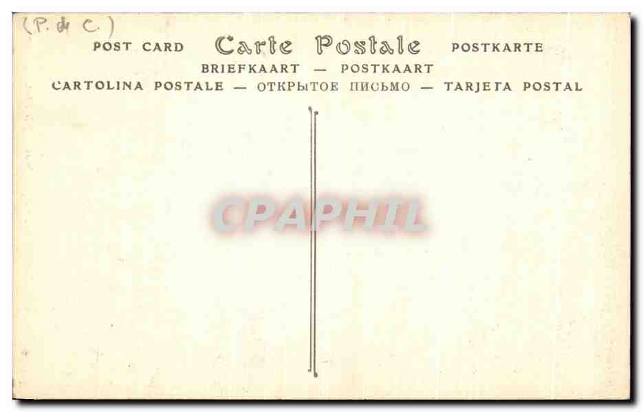 CPA Berck Plage Interieur de la Chapelle Cazin Perrochaud  — Rückseite