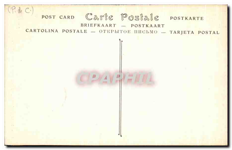 CPA Berck Plage Interieur de la Chapelle Cazin Perrochaud  — Rückseite