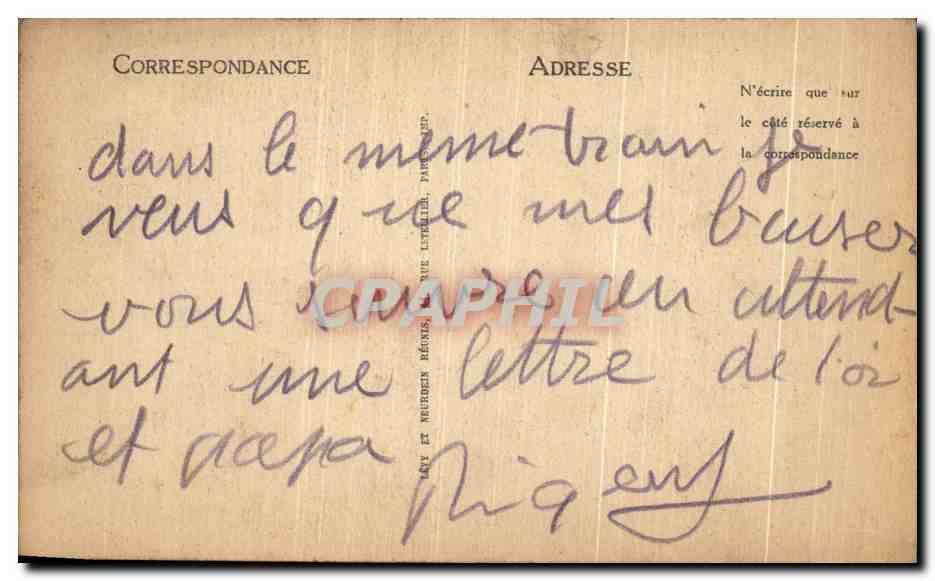 CPA Berck Plage En Attendant Le Batieux — Rückseite