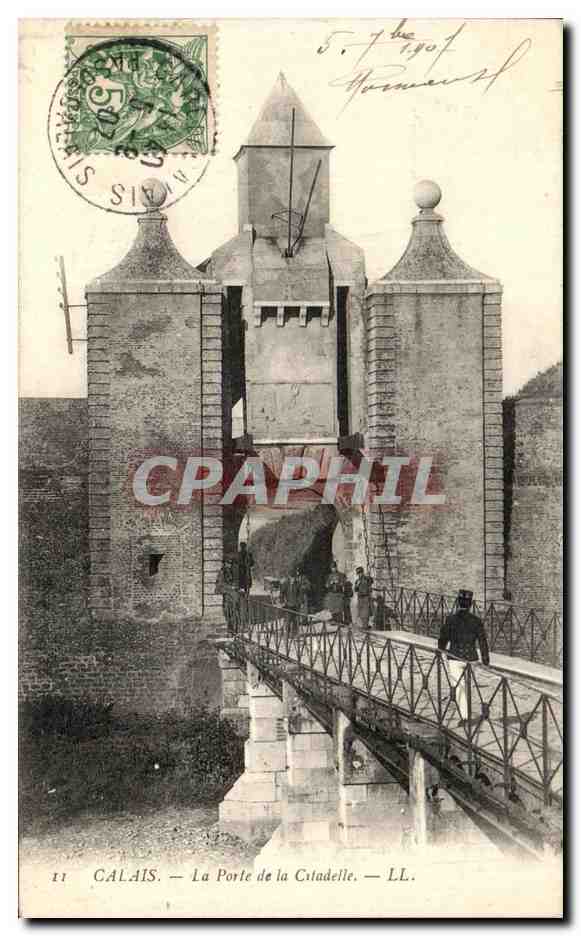 CPA Calais La Porte De La Citadelle
