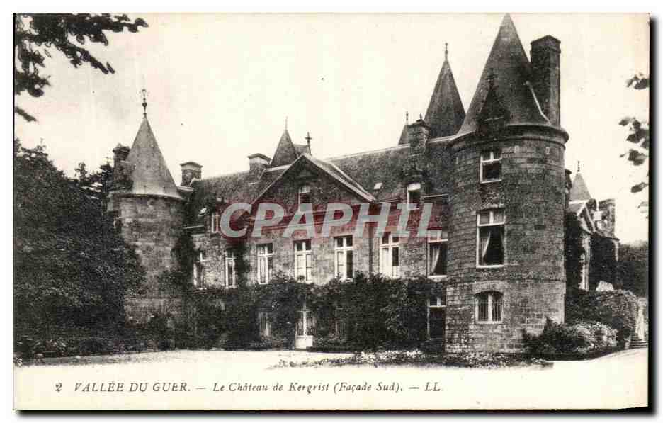 CPA Vallee Du Guer Le chateau de Kergrist 