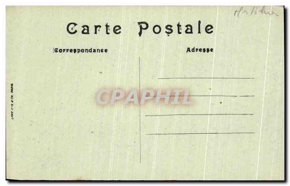 CPA Vallee Du Guer Le chateau de Kergrist  — Rückseite