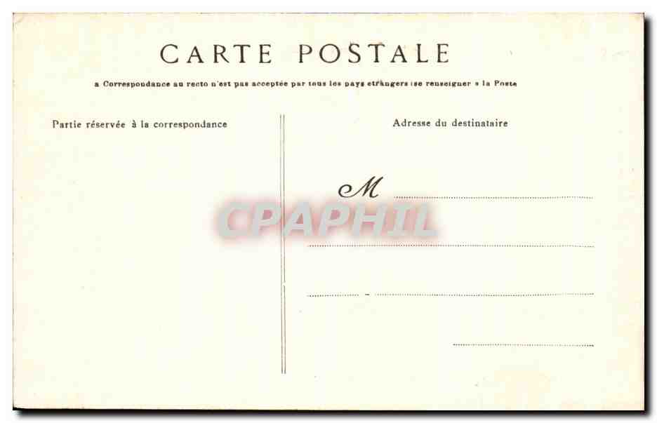 CPA Sainte Anne D Auray La Basilique et la Place — Verso