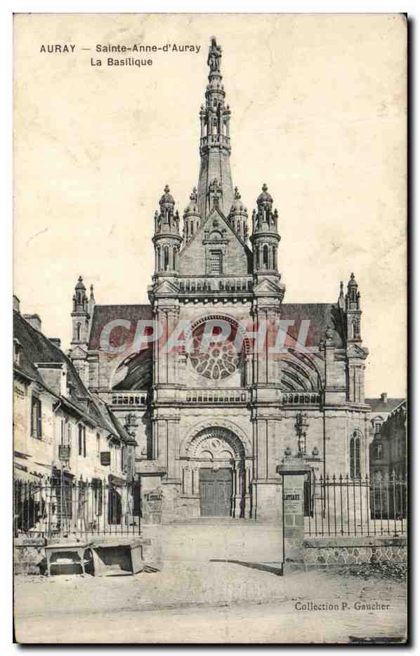CPA Sainte Anne D Auray La Basilique 