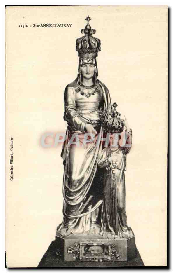 CPA Sainte Anne D Auray La vierge 