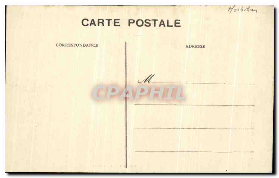 CPA Sainte Anne D Auray La vierge  — Verso