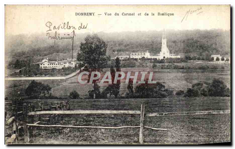 Domremy — Vue du Carmel et de la Basilique