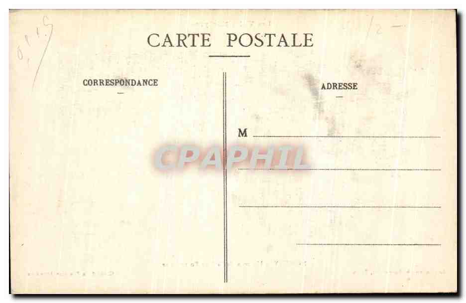 Nomeny — Un coin de la Rue Porte-Basse — Imprimerie Ch. Buré et Cie, Tours — Verso
