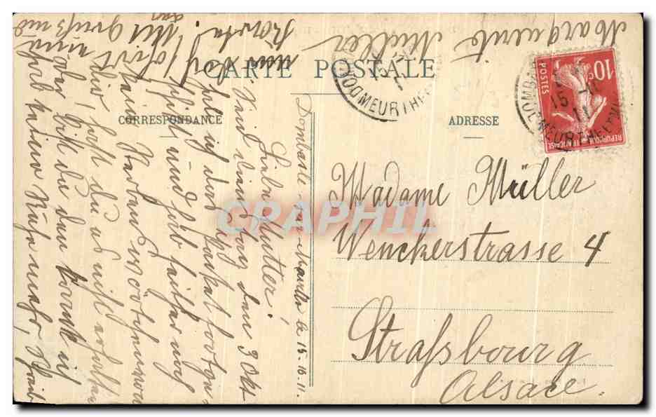 CPA Dombasle sur Meurthe Hopital Solvay et Cie — Rückseite