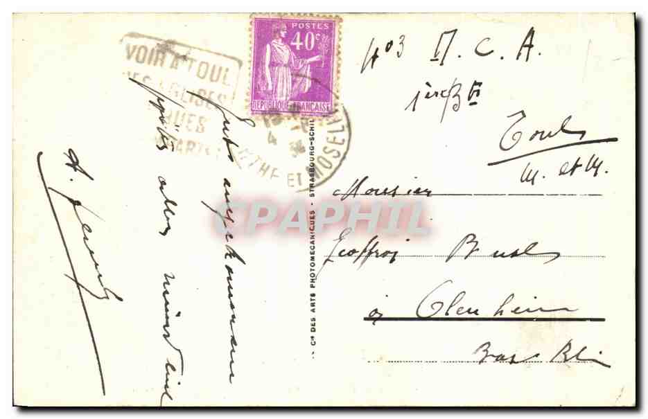 TOUL - Le Monument aux Morts - Bachelet, stat. Aniôme, arch. — Reverso