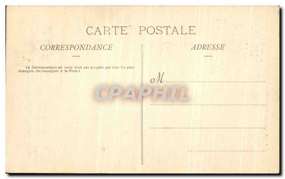 CPA Nancy La Statue de Thiers par Guilbert — Verso