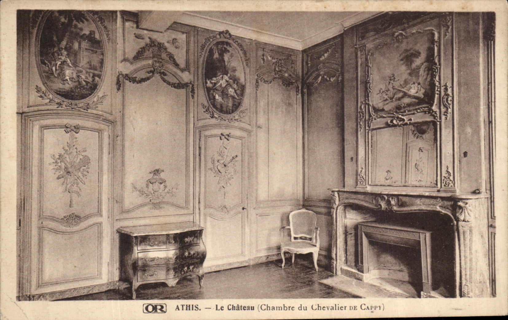 CPA Athis Le Chateau Chambre du chevalier de Cappi 