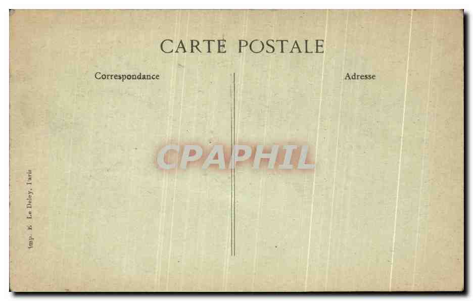 Anniversaire de la Bataille de la Marne — 6 Septembre 1917 — Sortie de la Cathédrale de Meaux — B.D.P. (éditeur) — Verso