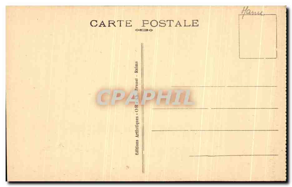 CPA Dormans Chapelle De La Marne Statue de Saint Louis — Back