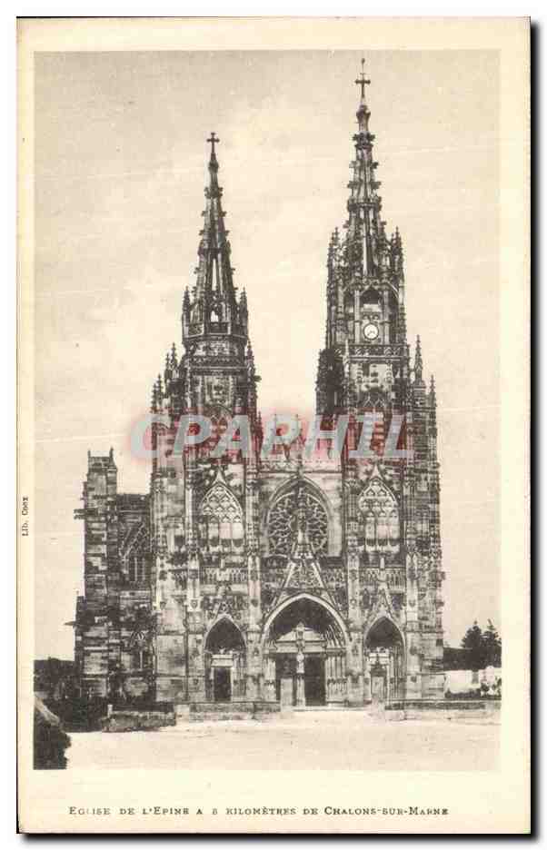 CPA Eglise De L Epine A DE Chalons Sur Marne 