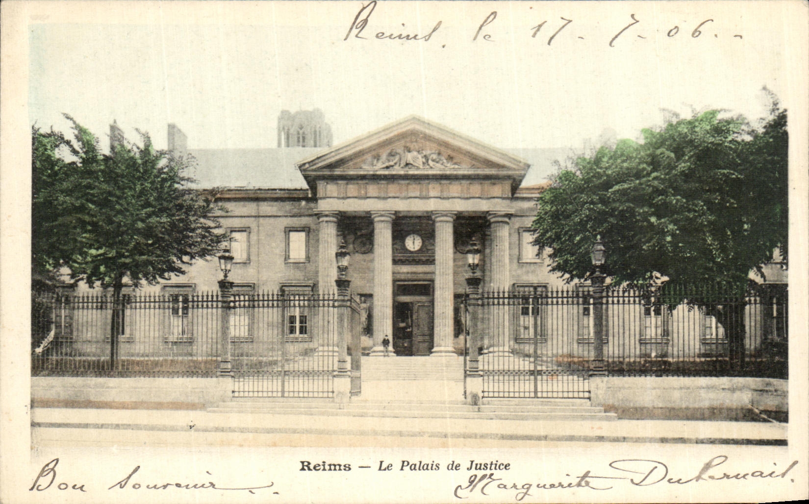CPA Reims Le Palais de Justice