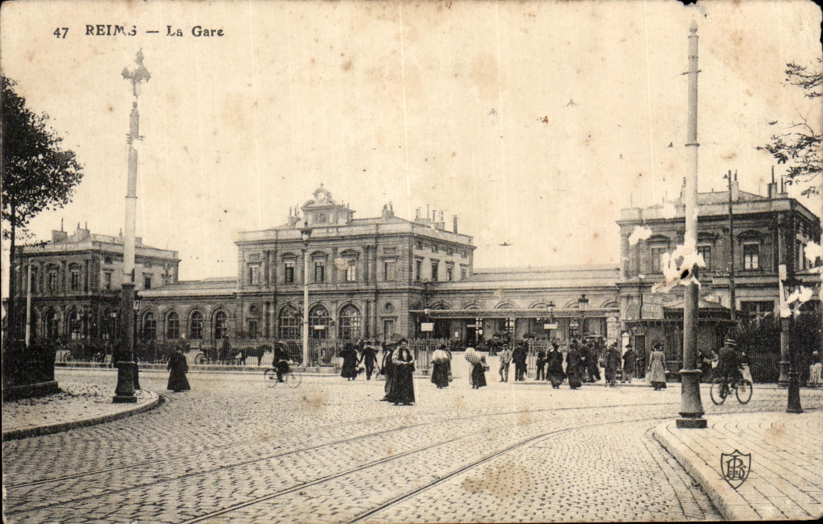 CPA Reims La Gare