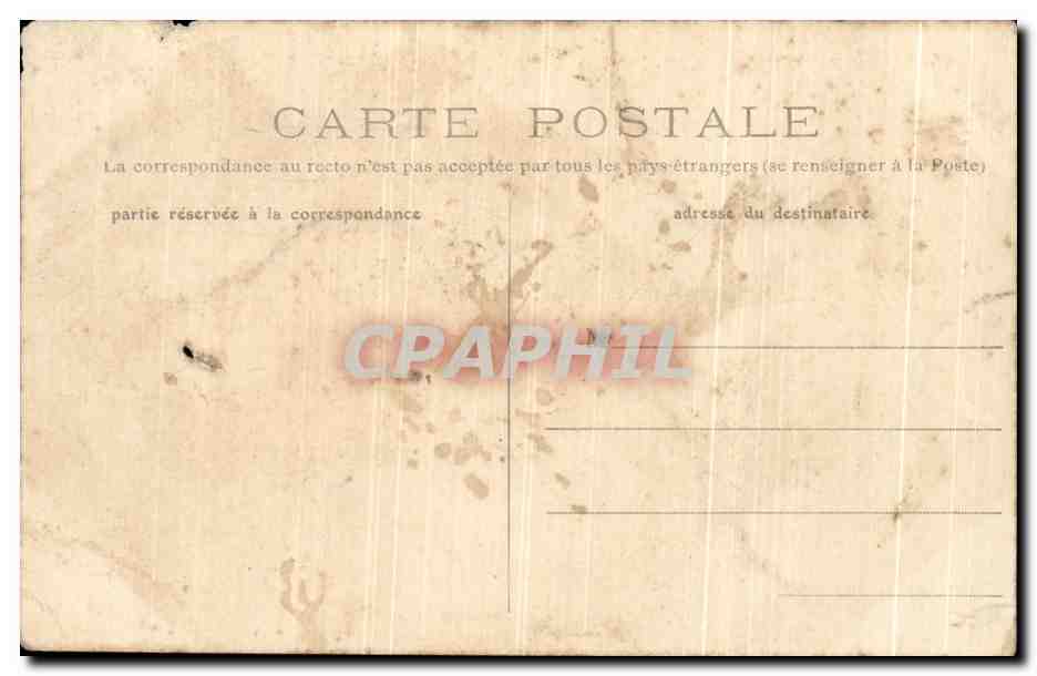 CPA Reims La Gare — Reverso