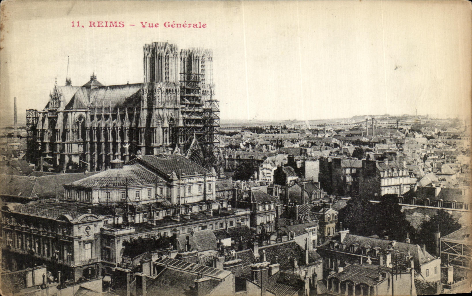 CPA Reims Vue Generale 