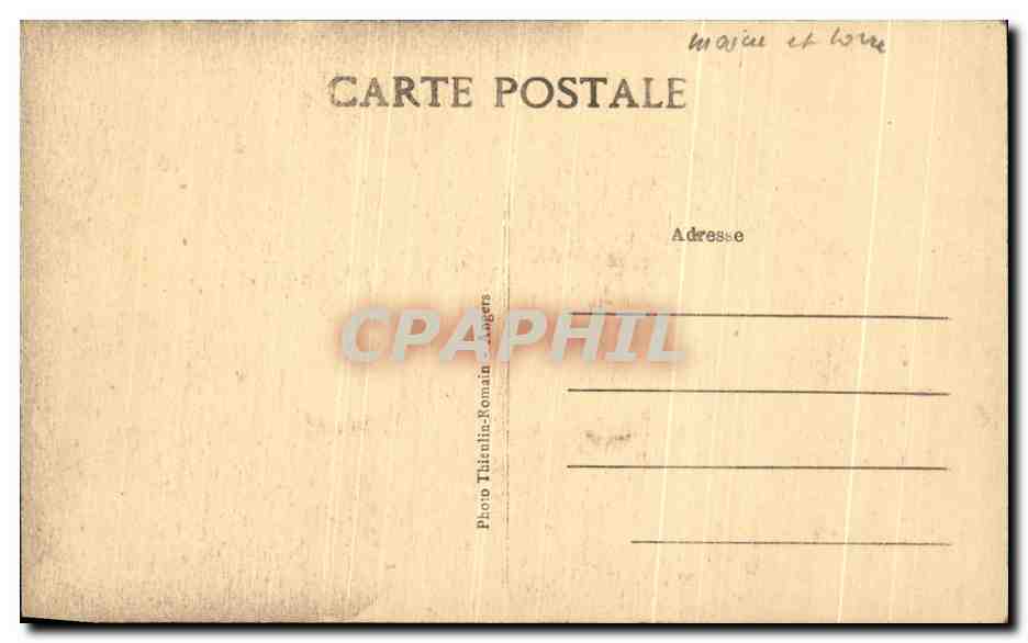 CPA N D de Behuard L Eglise Et Le Rocher Du Cote Nord  — Verso