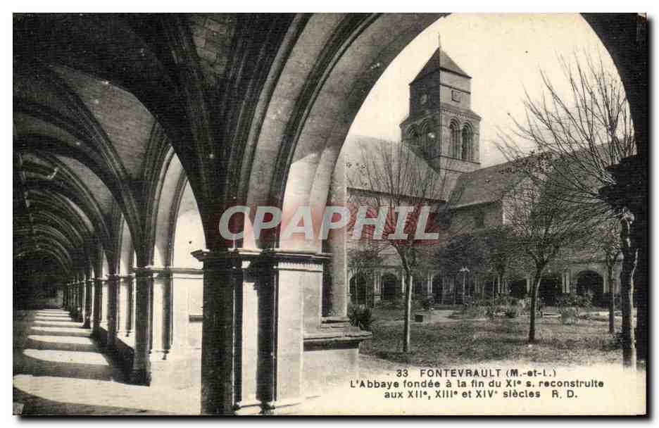 CPA Fontevrault L Abbaye 