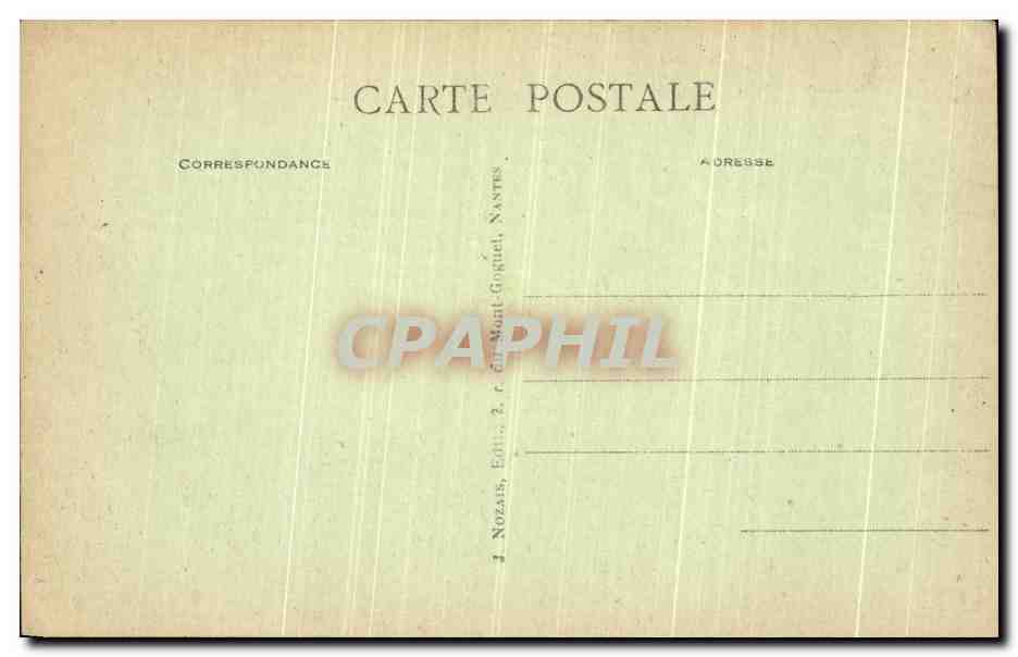 CPA Saumur Vue Generale du Quai de Limoges  — Rückseite