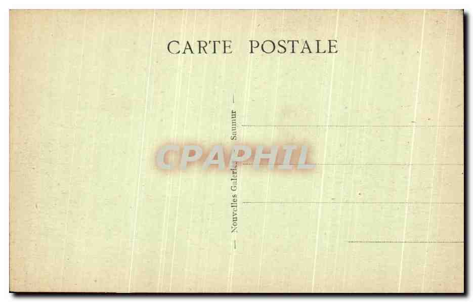 CPA Saumur La Rue d Orleans A la glaneuse — Rückseite