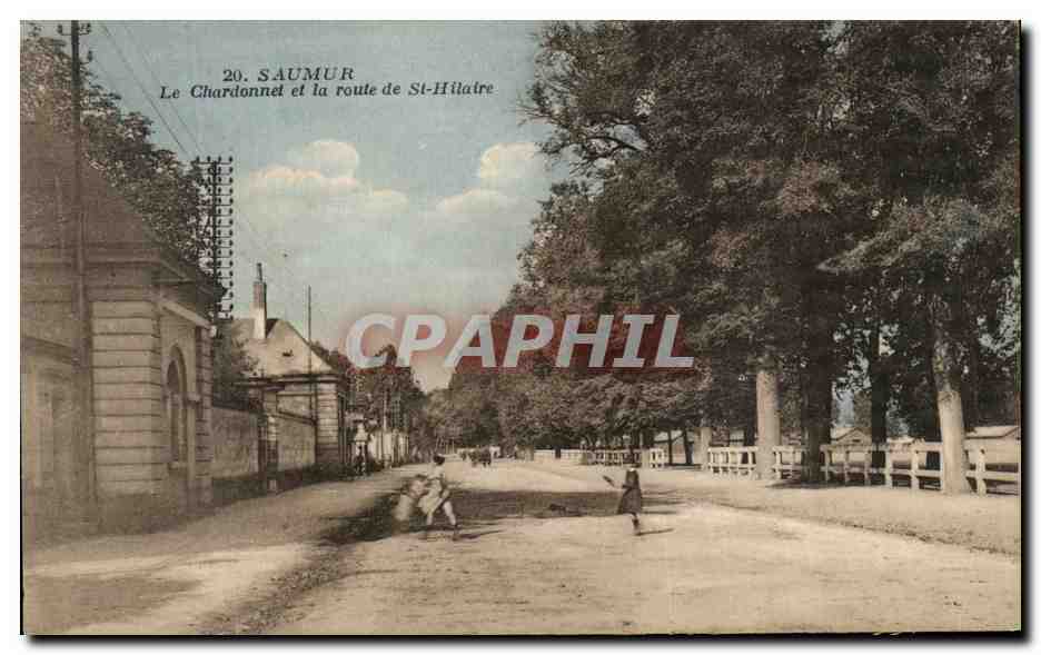 CPA Saumur Le Chardonnet et La Route de St Hillaire 