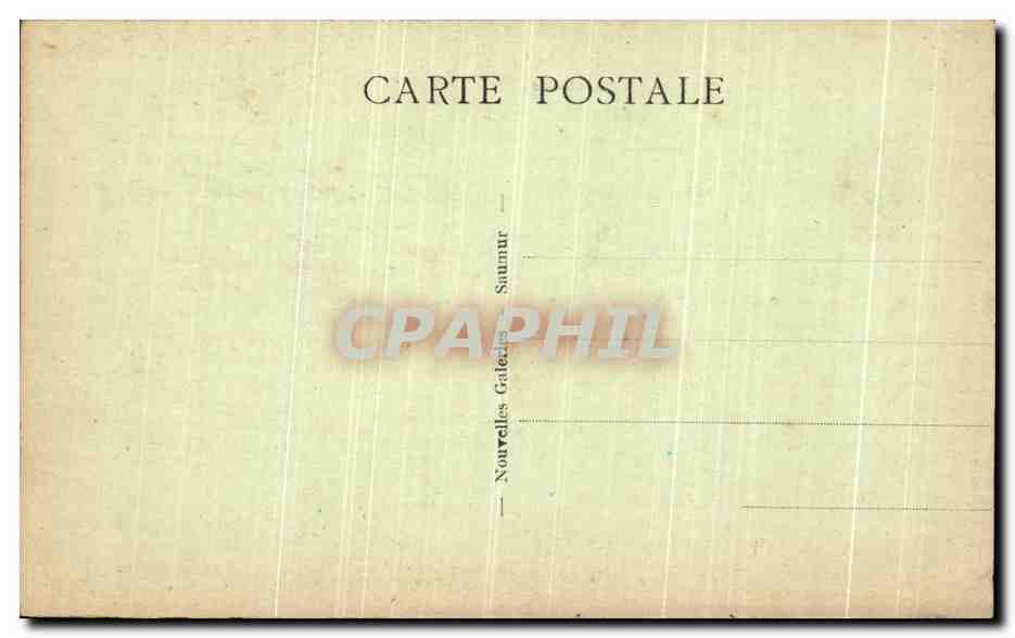 CPA Saumur Le Chardonnet et La Route de St Hillaire  — Rückseite