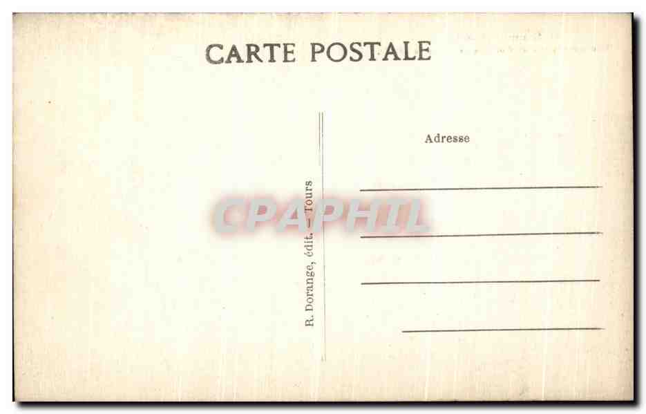 CPA Saumur Vue Generale — Rückseite
