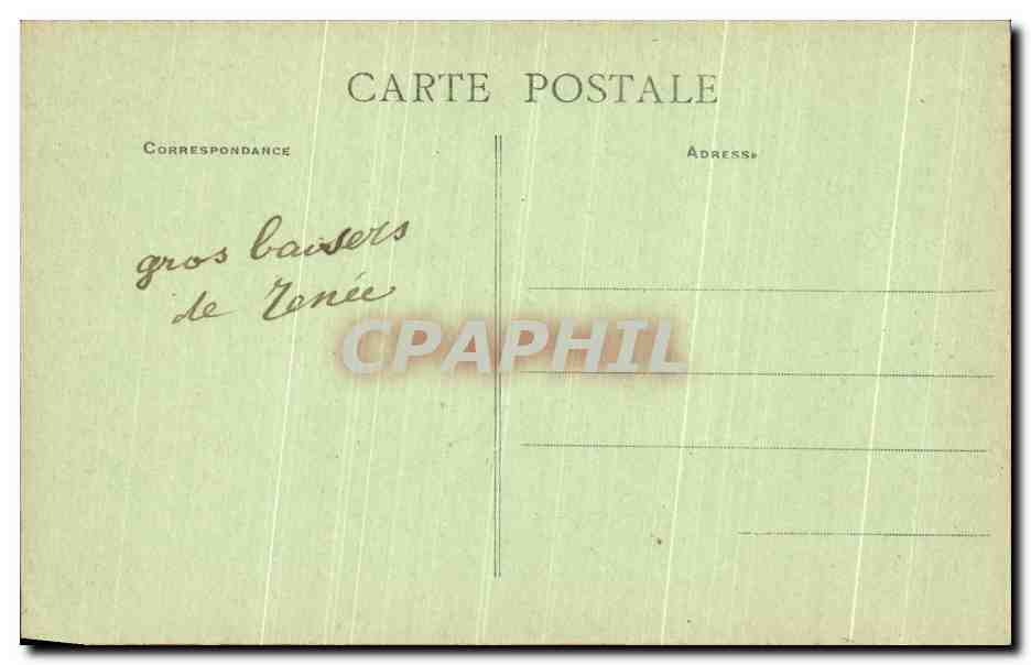 CPA Angers Composition Artistique Des Monuments Historiques  — Rückseite