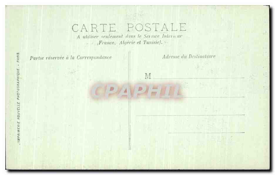 CPA Clermont Ferrand Portail de Notre Dame du Port  — Rückseite