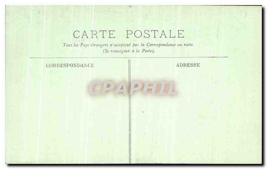 CPA Clermont Ferrand Saint Pierre des Minimes — Verso